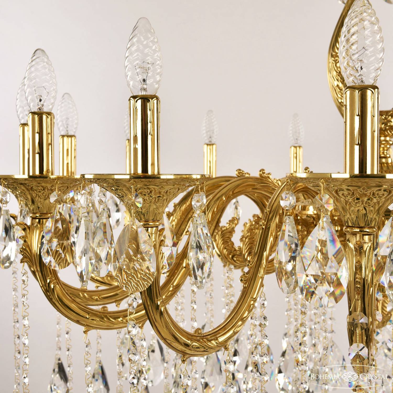 Подвесная хрустальная люстра 7101 Bohemia 71301/16/360 A G