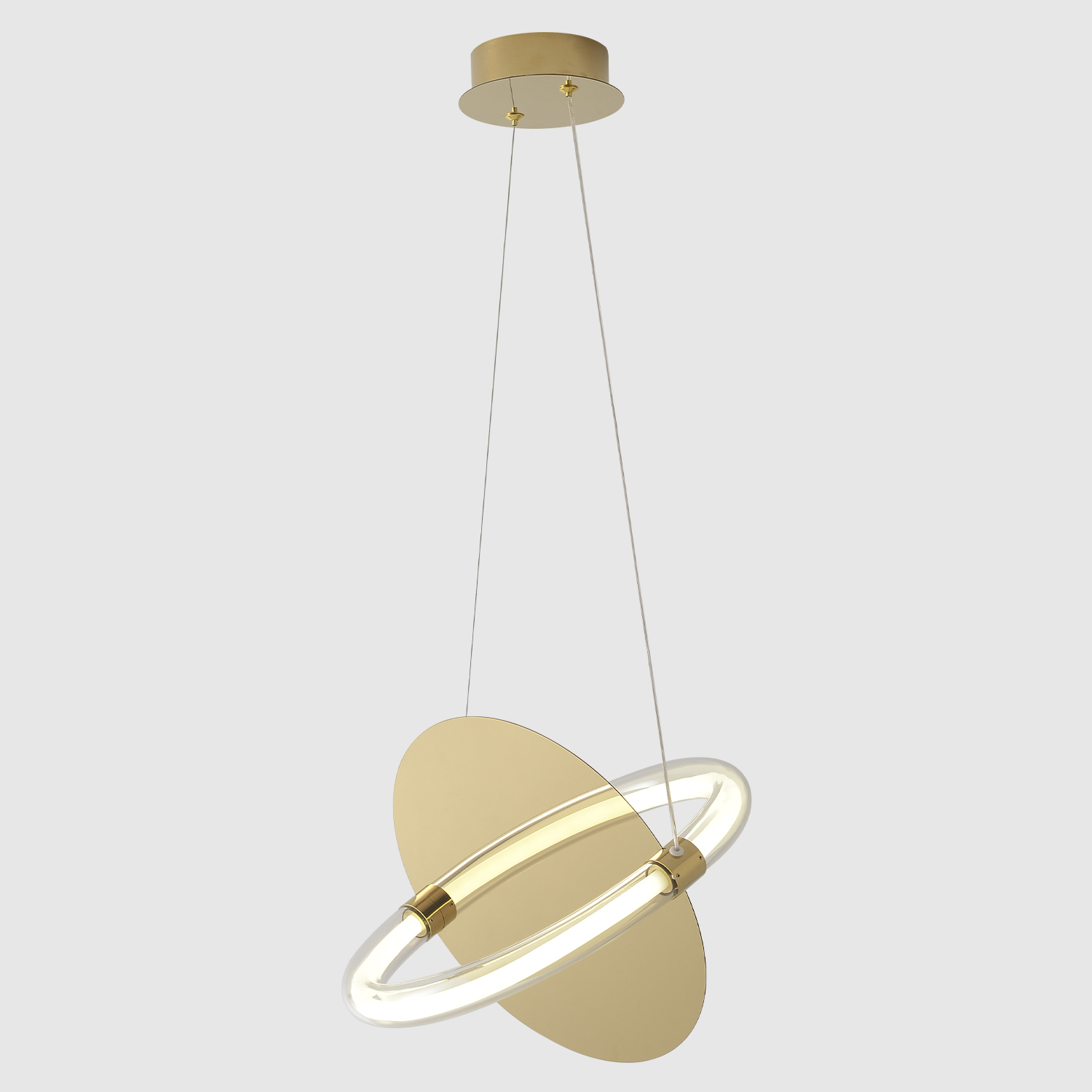 Светильник подвесной Crystal Lux Nebula NEBULA SP22W LED GOLD