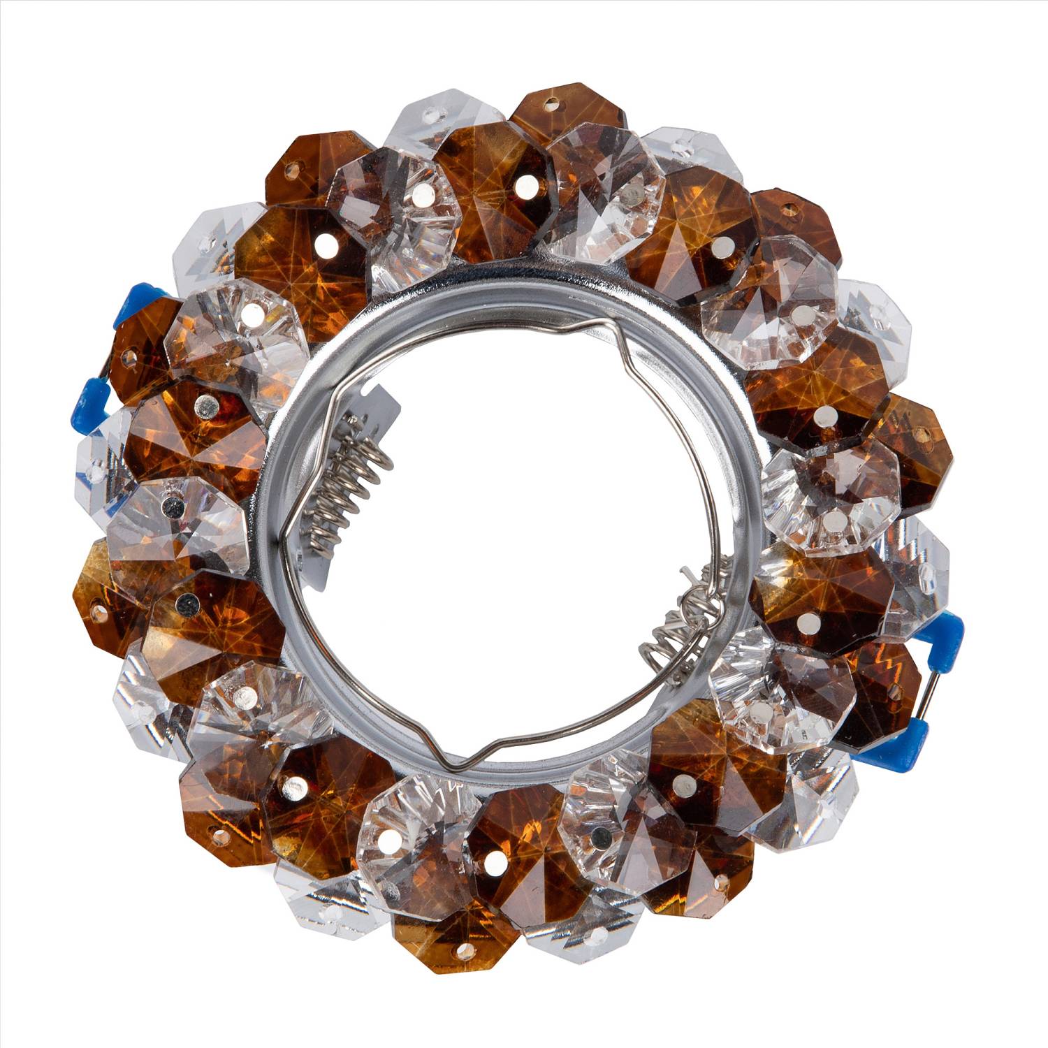 Встраиваемый светильник Fametto Fiore DLS-F130 GU5.3 CHROME/BROWN