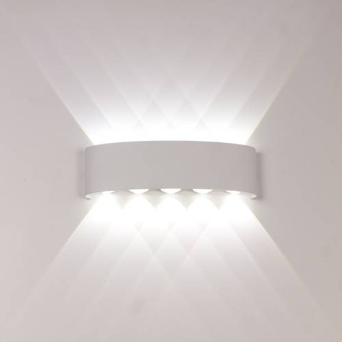 Уличный настенный светильник AM Group Am307 AM307-10X1W WH4000K