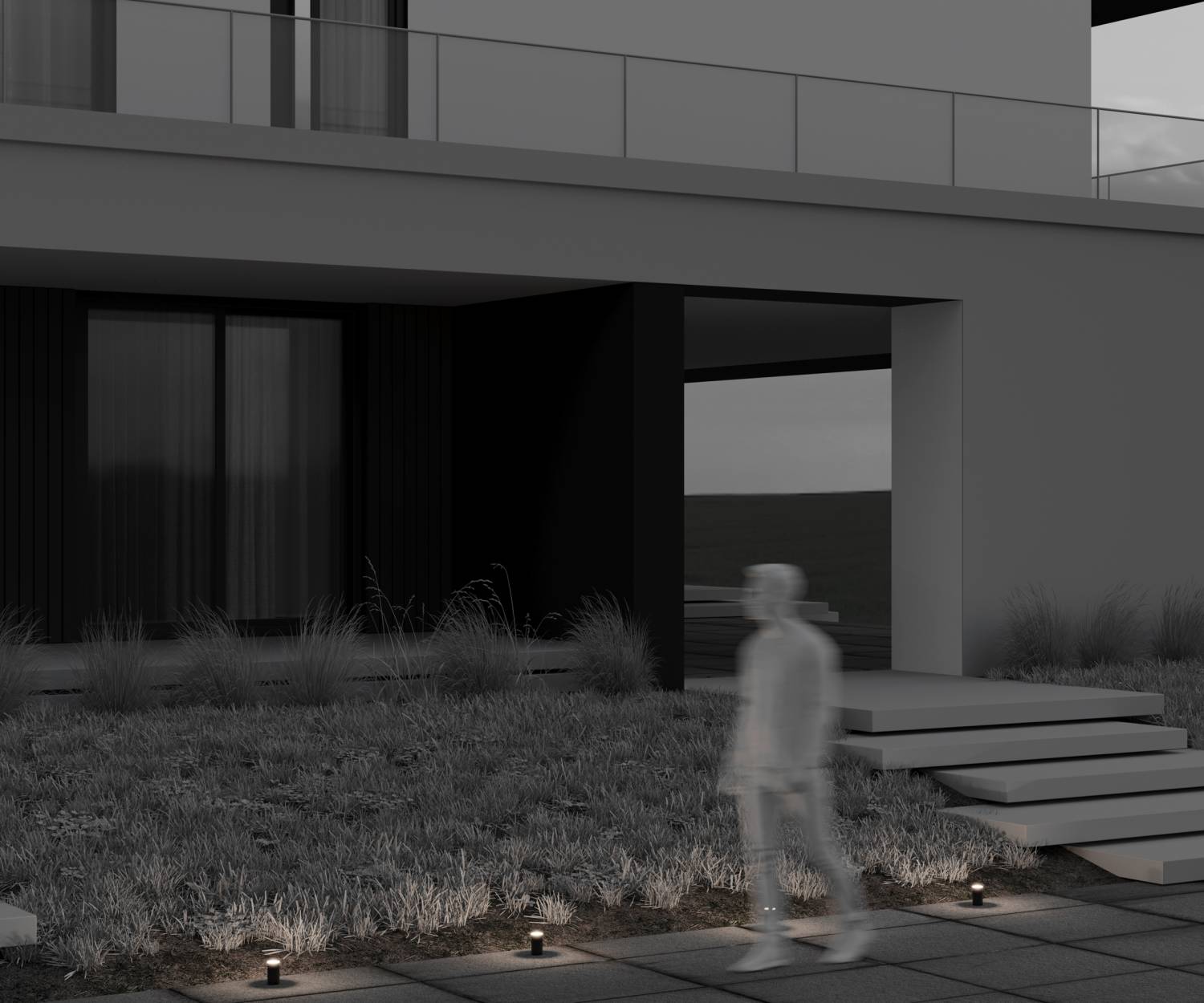 Уличный наземный светильник Maytoni Brill O474FL-L2GF3K