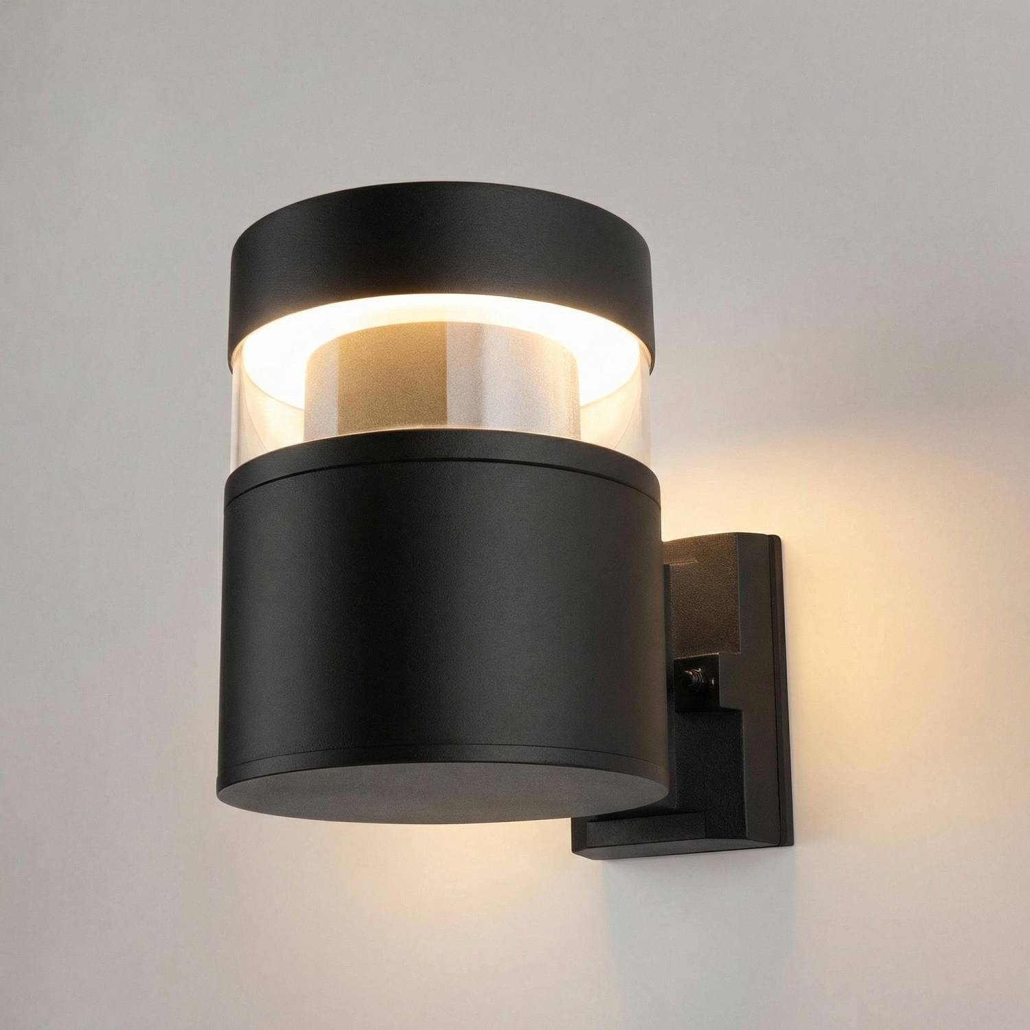 Уличный настенный светильник Elektrostandard Techno 1530 TECHNO LED 3000K чёрный