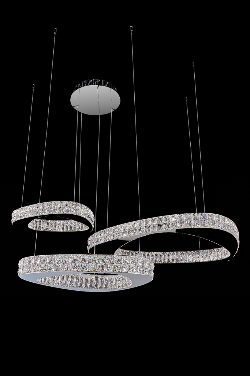 Подвесная люстра LEON Veronique LE3030/850-3F CH