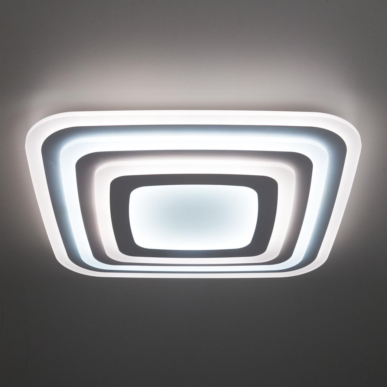 Потолочная люстра с пультом Триест Citilux CL737100RGB