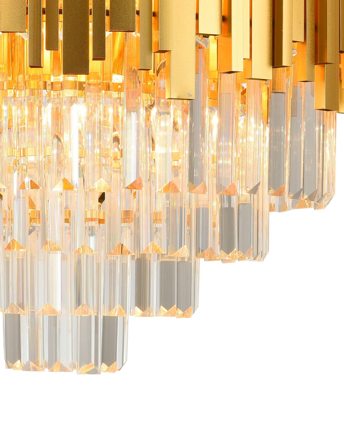 Подвесная люстра Natali Kovaltseva Vertigo VERTIGO 81440/8C GOLD