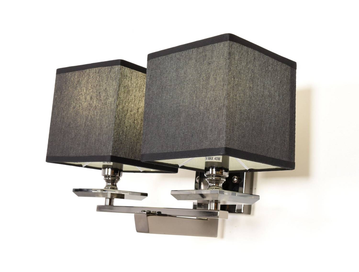 Настенное бра Lumina Deco Fianelo LDW 1248-2 BK