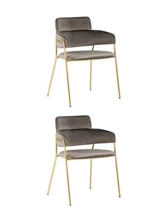 Комплект стульев Stool Group Полин FDC6085 BROWN FUT-54 X2