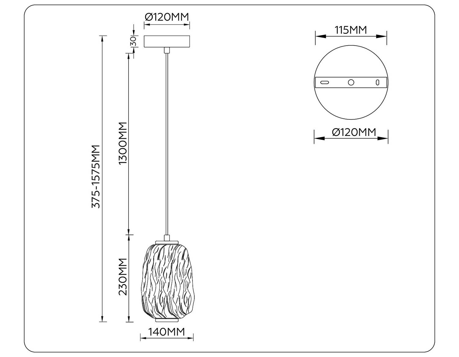 Светильник подвесной Ambrella Crystal LH30101