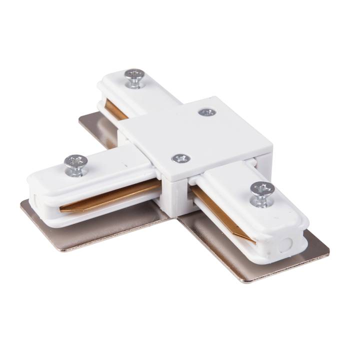 Комплектующие для трек-систем Elektrostandard TRC-1-1-T-WH / Коннектор Т-образный для однофазного шинопровода (белый)
