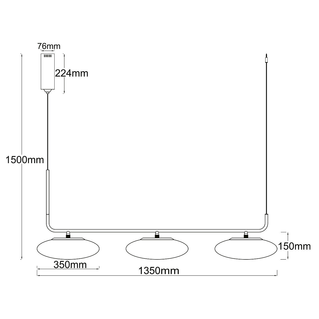 Светильник подвесной De Markt Ауксис 722010803