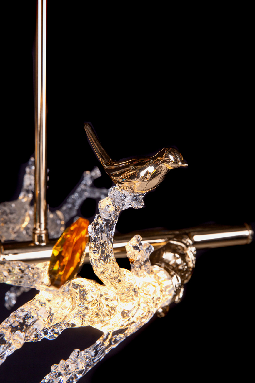 Люстра на штанге LEON Estelle LE1079/1050L GD