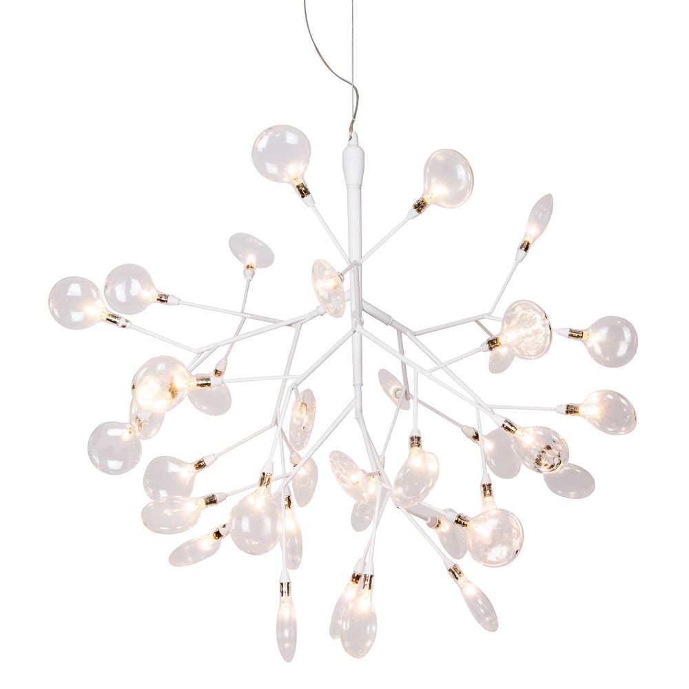 Подвесная люстра Crystal Lux Evita EVITA SP36 WHITE/TRANSPARENT