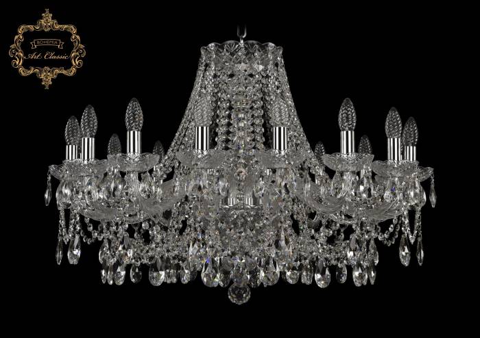 Подвесная хрустальная люстра 11.25 Art Classic 11.25.16.300.Cr.Sp