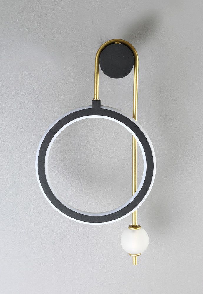 Настенное бра Crystal Lux Corida CORIDA AP25W LED BLACK/GOLD