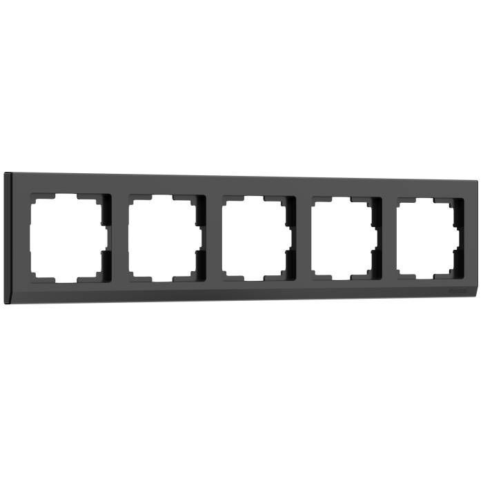 Рамка Werkel W0051808/ Рамка на 5 постов Stark (черный) Рамка Werkel W0051808/ Рамка на 5 постов Stark (черный)