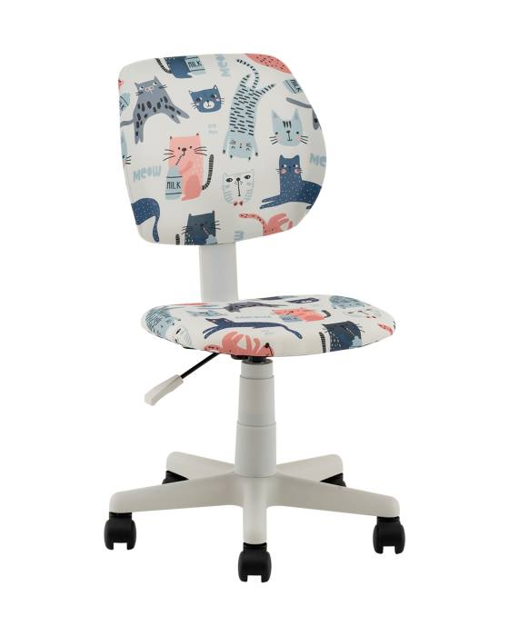 Компьютерное кресло Stool Group ЛОЛО 5256D-W Cats