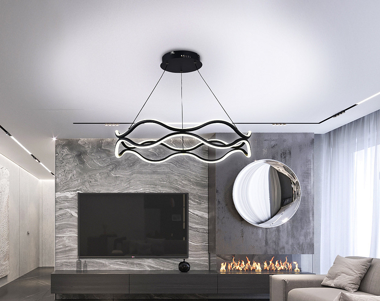 Подвесная люстра Natali Kovaltseva LED LAMPS 81285