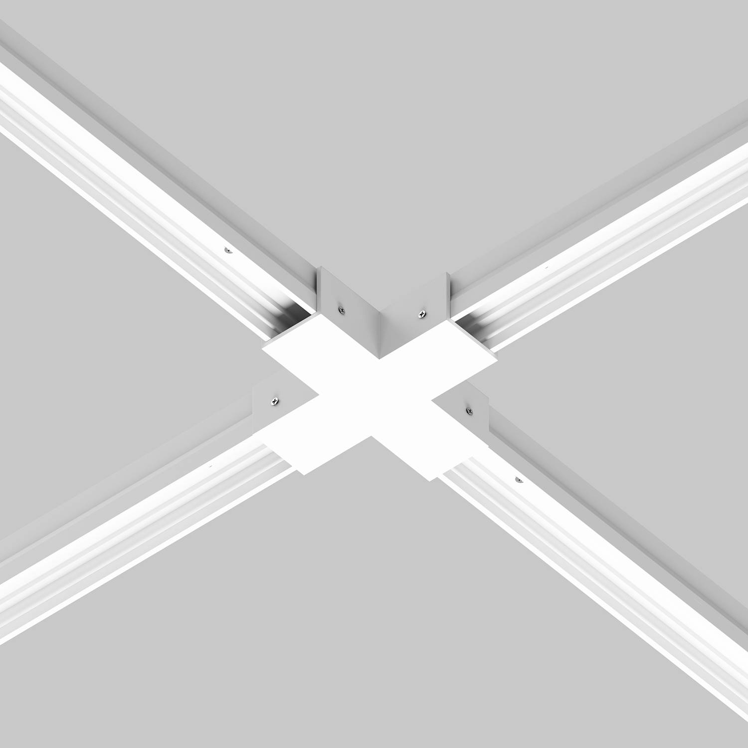 Коннектор X-образный для профиля Elasity IP Maytoni Elasity IP O-TR001-CC-W