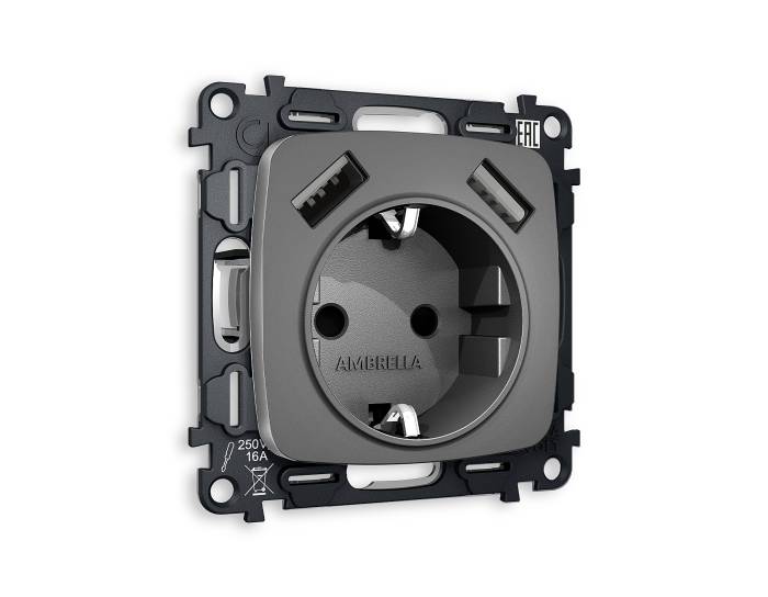 Розетка Ambrella Volt OMEGA MO659010