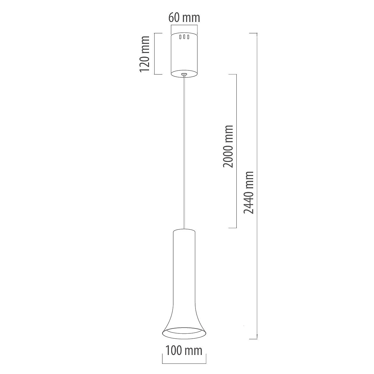 Светильник подвесной De Markt Ракурс 631017801