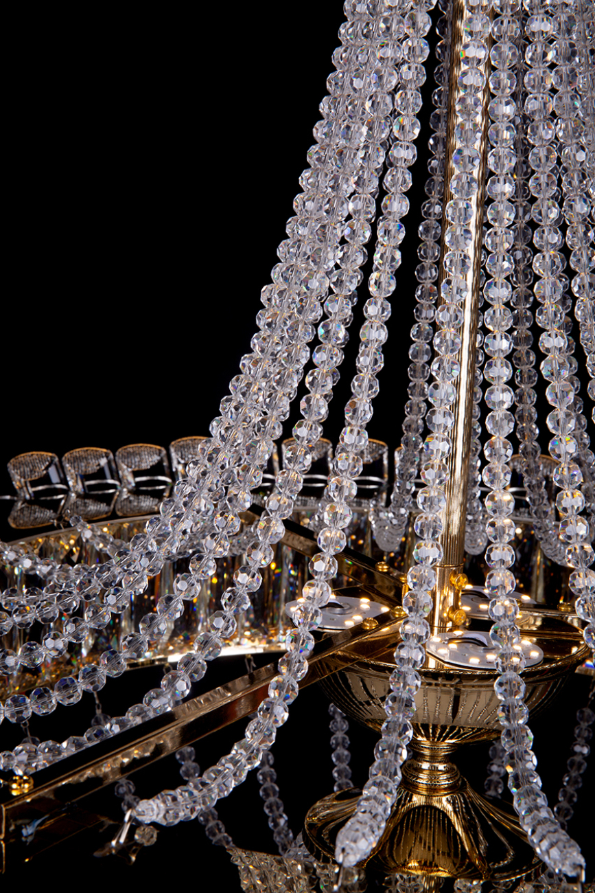 Подвесная люстра LEON Jade LE3040/630 GD