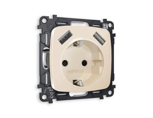 Розетка Ambrella Volt OMEGA MO309010