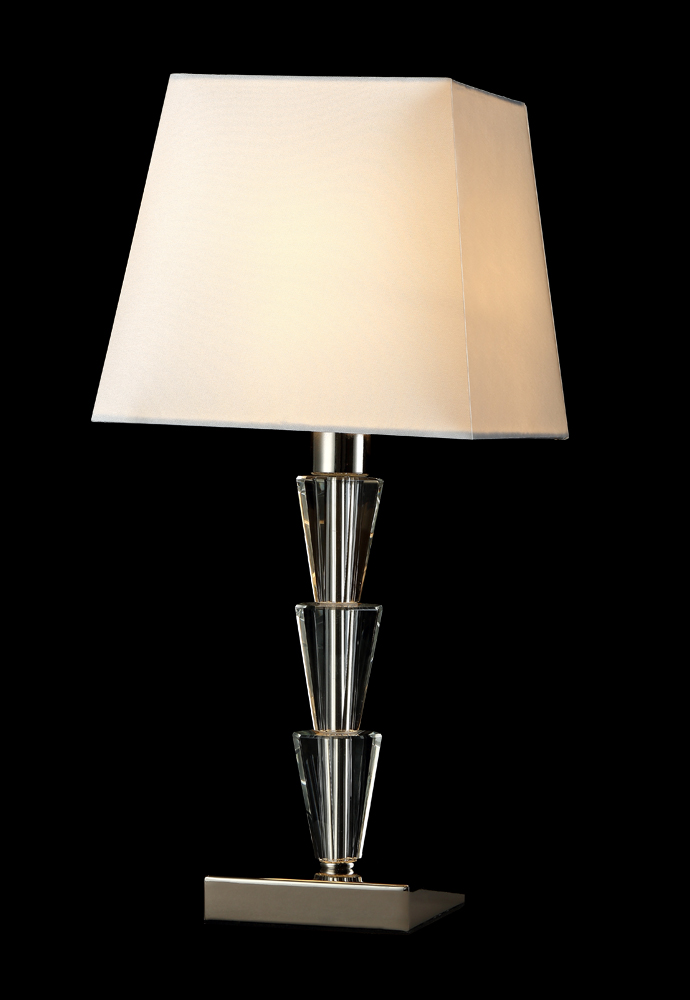 Настольная лампа Crystal Lux Marsela MARSELA LG1 NICKEL
