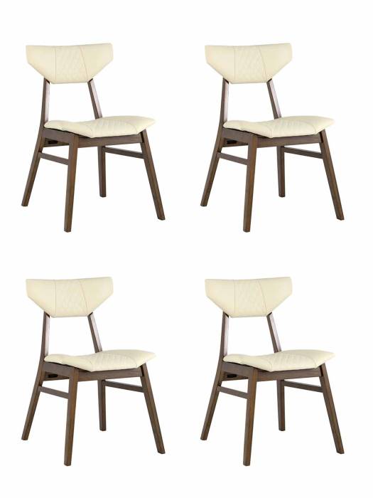 Комплект стульев Stool Group Tor LW1903-G PU CREAM GRID-KOROB4