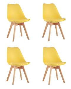 Комплект стульев Stool Group Frankfurt Y863-V seat yellow X4