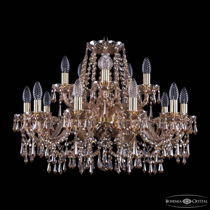 Подвесная хрустальная люстра 1403 Bohemia 1403/10+5/240 G M721