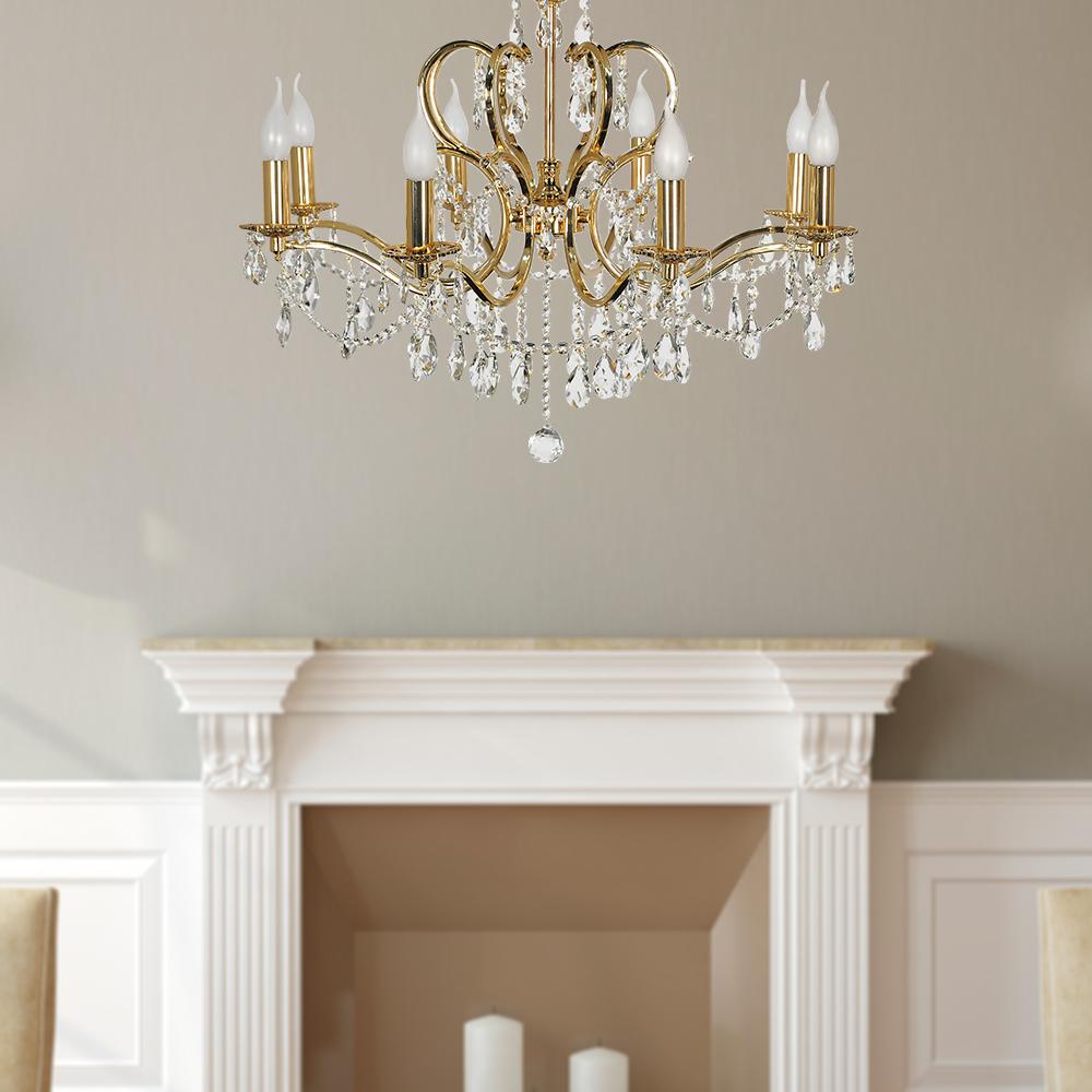 Подвесная хрустальная люстра Pisani Arti Lampadari Pisani E 1.1.8.601 G