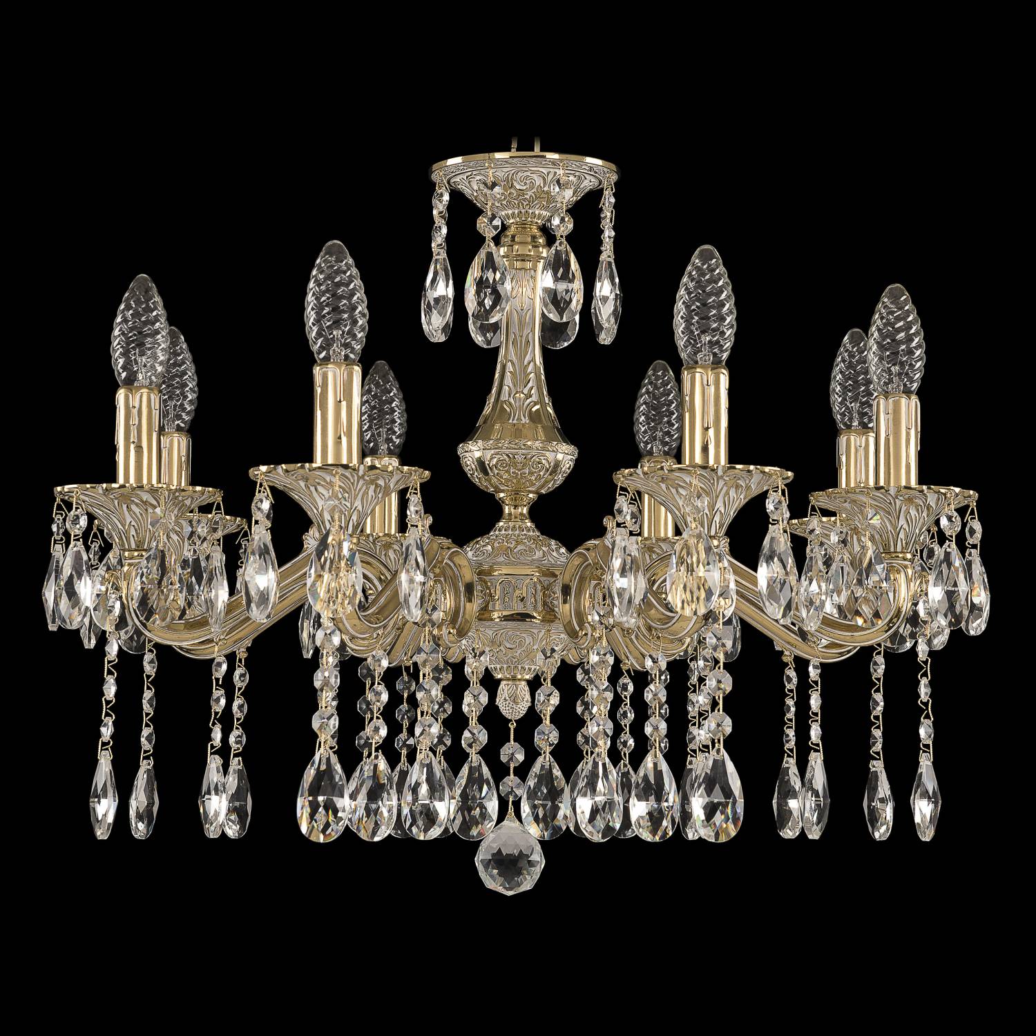 Подвесная хрустальная люстра 7202 Bohemia 72102/8/175 A GW