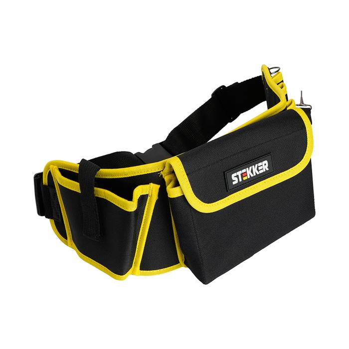Cумка поясная для инструментов 5 карманов Stekker BGS-02 50282 Cумка поясная для инструментов 5 карманов Stekker BGS-02 50282