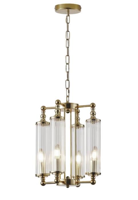 Подвесная люстра Crystal Lux Tomas TOMAS SP4 BRASS
