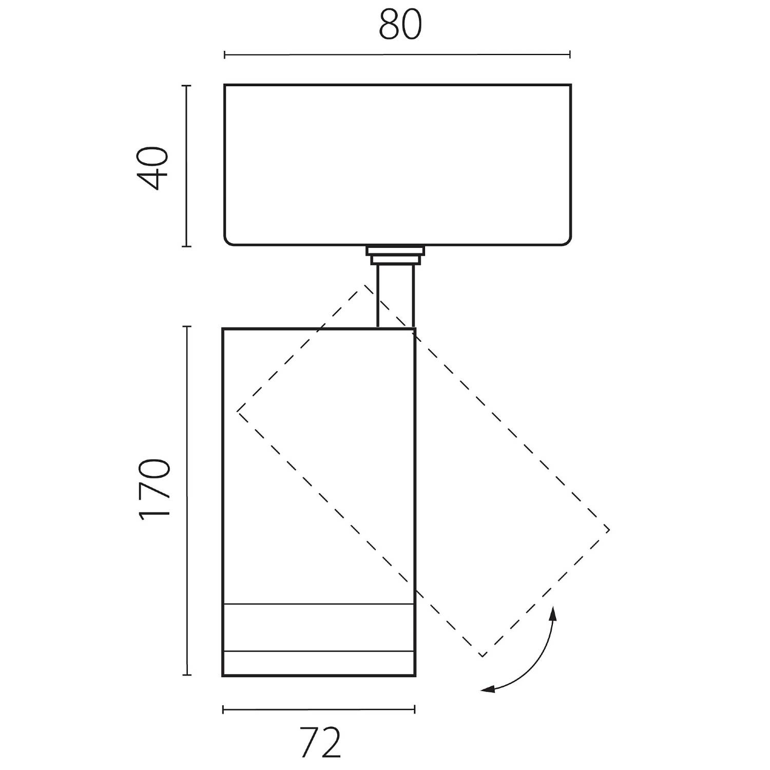 Светильник спот Lightstar Canno Pro C4206SO