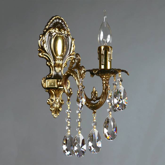 Настенное бра Ambiente Granada 2118/1 PB New Leaf