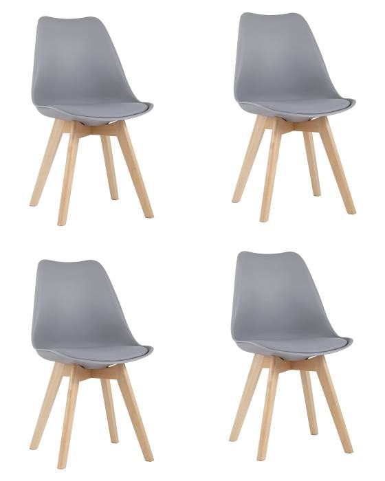 Комплект стульев Stool Group Frankfurt Y863-V seat grey X4
