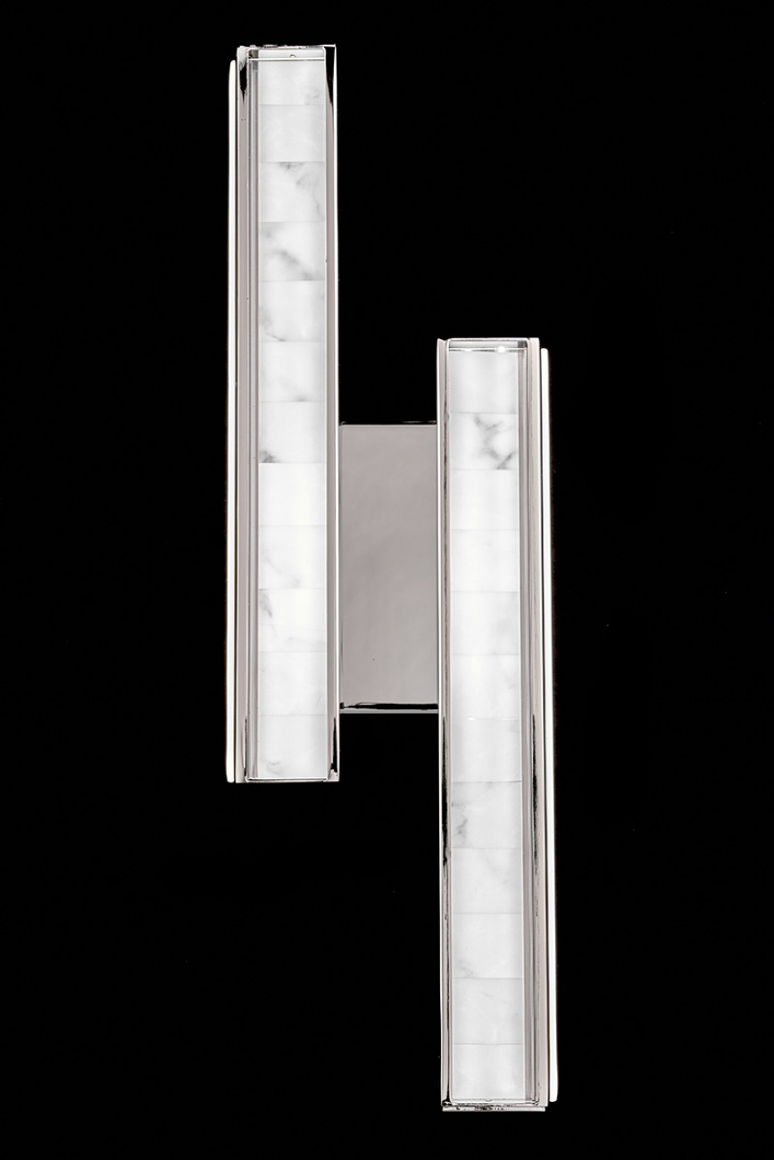 Настенный светильник LEON Christine LE7702/2W Black Chrome