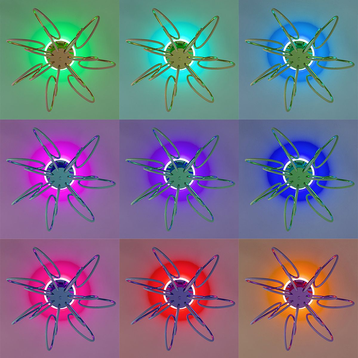 Потолочная люстра Citilux Salma smart CL224A172