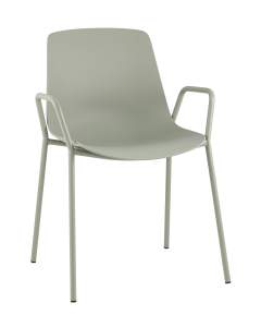 Стул пластиковый Stool Group Kaira SL-7201F greyish green 90455