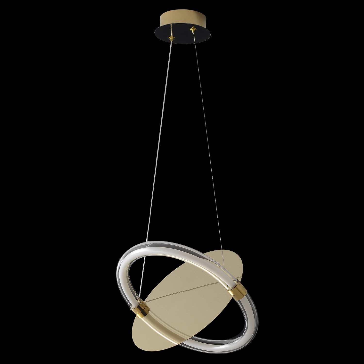 Светильник подвесной Crystal Lux Nebula NEBULA SP22W LED GOLD