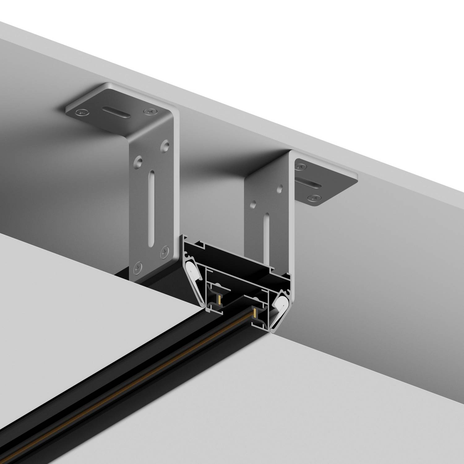 Закладной профиль под шинопровод для натяжного потолка-3м Hesby Lighting Skylite HSBL_0193