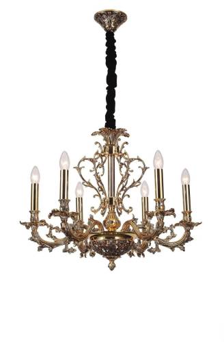 Подвесная люстра Lucia Tucci Firrnze FIRENZE 1780.6 antique gold
