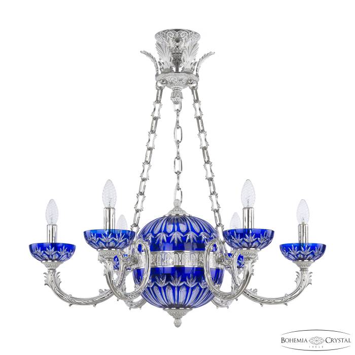 Подвесная люстра Bohemia Florence 71009P/6/210 NW P Clear-Blue/H-1I Y8