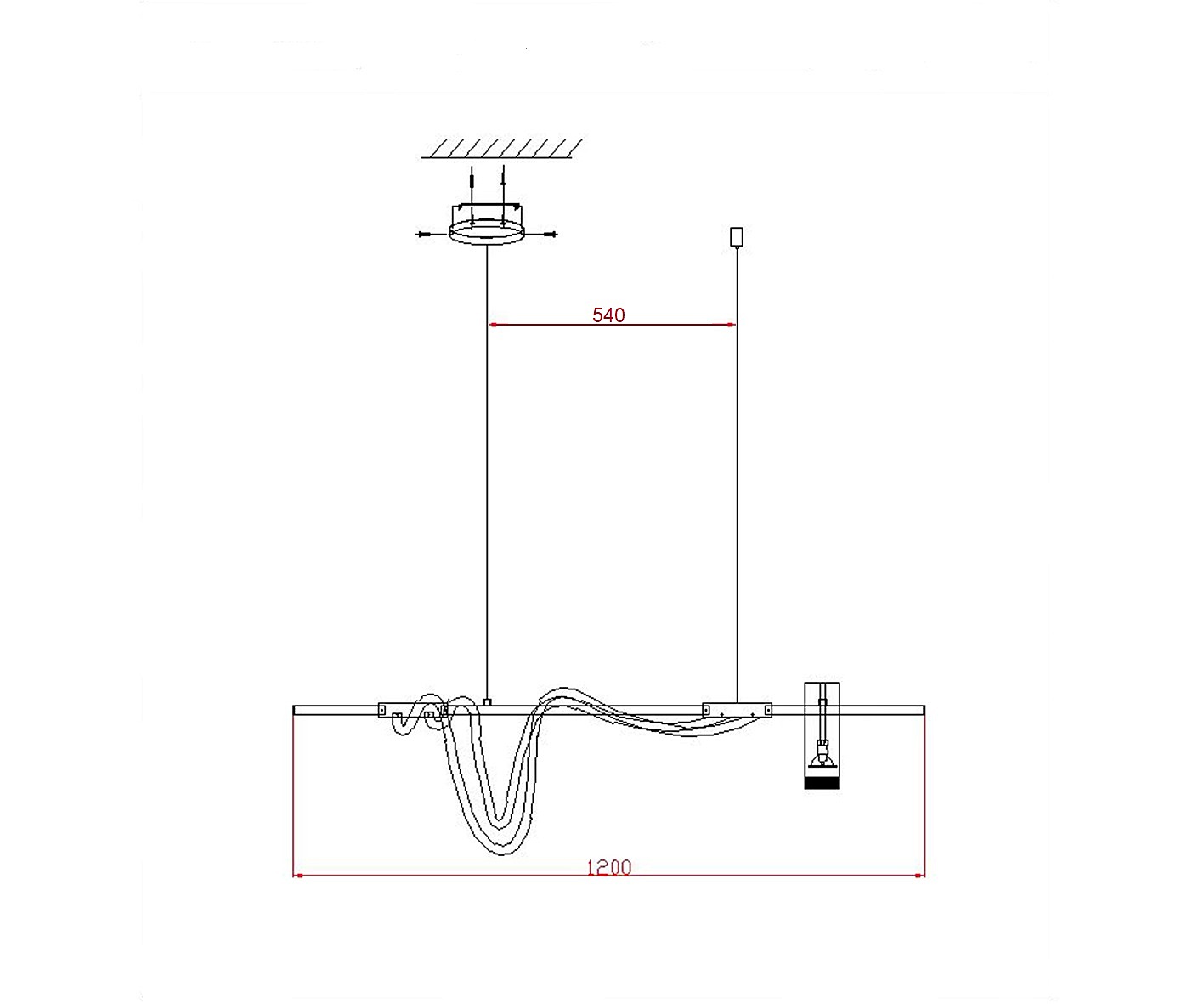 Светильник подвесной KINK Light Кайли 08039-120A,19