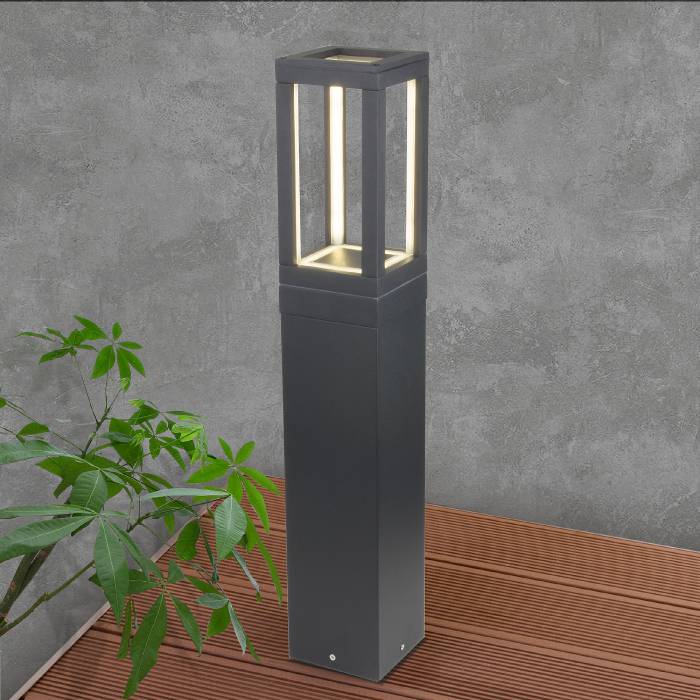 Уличный наземный светильник Elektrostandard Frame 1529 TECHNO LED Frame серый