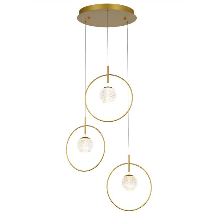 Светильник подвесной Delight Collection Elliot Diamante MD21001043-3A gold Светильник подвесной Delight Collection Elliot Diamante MD21001043-3A gold