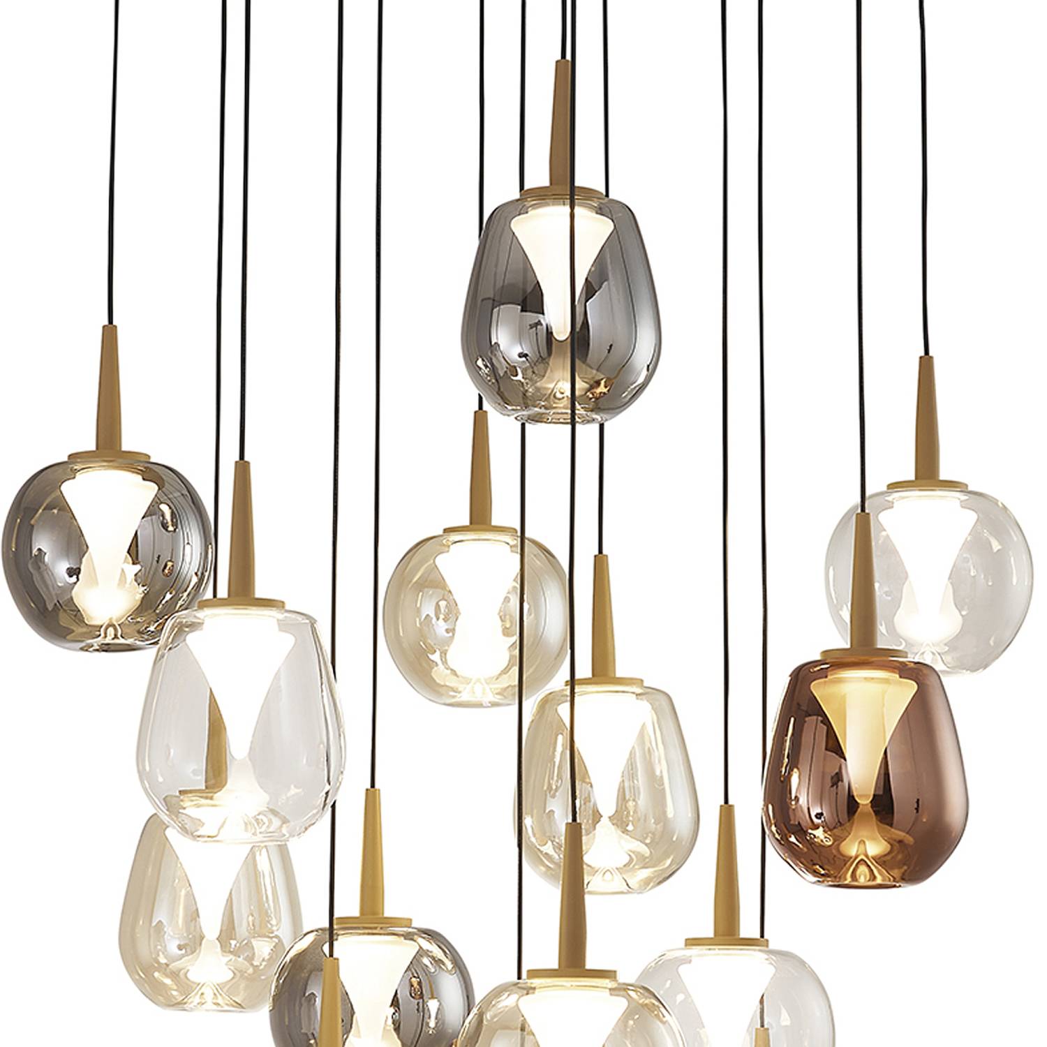 Подвесная люстра Mantra Andromeda 8935+14PL