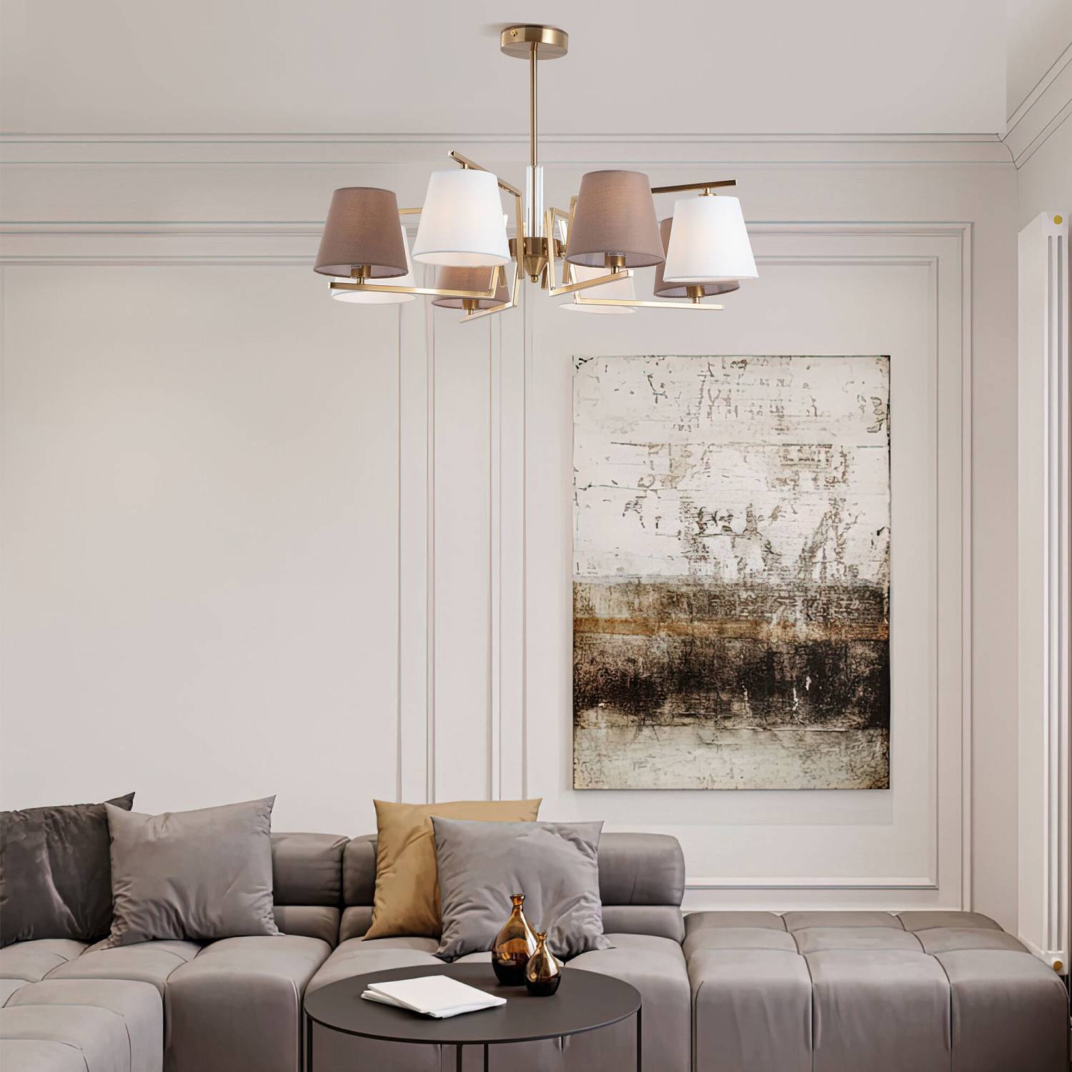 Потолочная люстра Eurosvet Ozark 60149/8 латунь