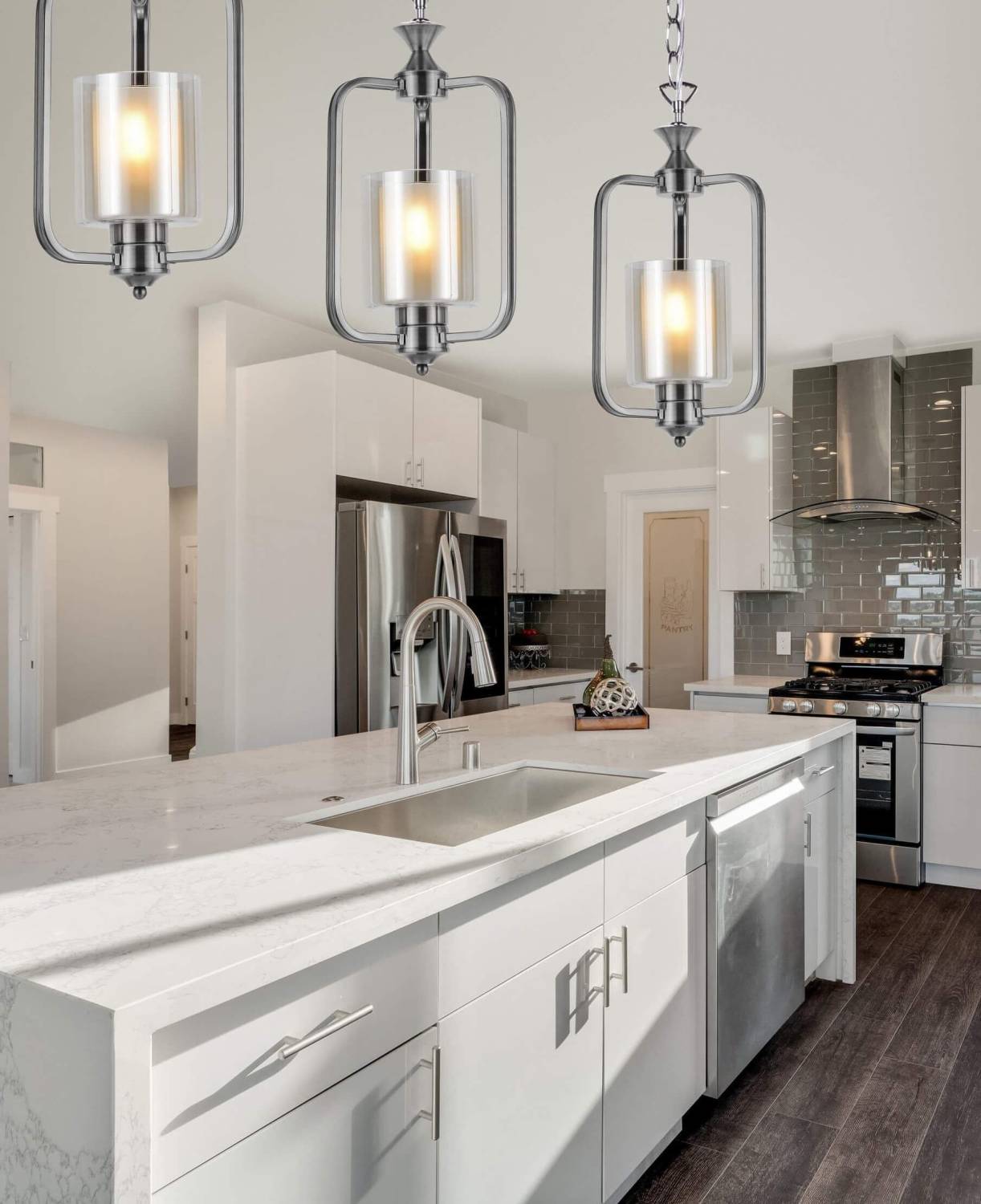 Светильник подвесной Lumina Deco Atlanta LDP 1222-1 CHR+WT